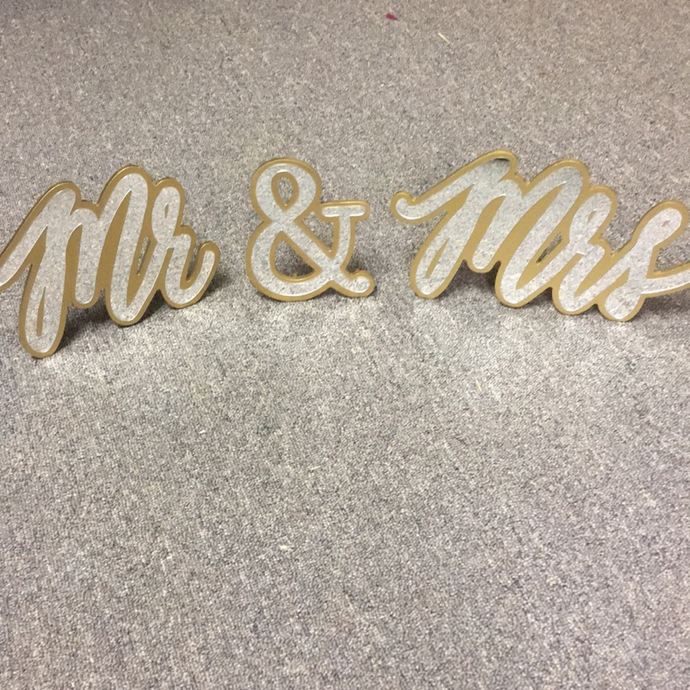 Used wedding decor